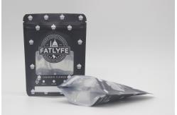 China Stand Up Mylar weed Bags Zipper Weed Packaging Pouch With Clear Window supplier