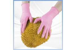 China Oil Repellent Disposable Nitrile Glove Latex Free For Food Processing supplier