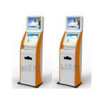 Keyboard Dual Screen Kiosk With LCD Touch Screen Computer Internet Kiosk for sale