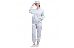China Waterproof Anti Static Coverall ESD Lint Free Reusable clean room overall supplier