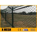 Sports Playground Diamond Chain Link Mesh Fencing 0.8m-2.4m Height Rustproof for sale