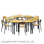 Customized Study Tables And Chairs Unfolded 2200L*600W*700Hmm for sale