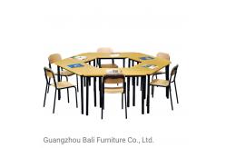 China Customized Study Tables And Chairs Unfolded 2200L*600W*700Hmm supplier