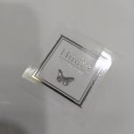 Custom Mini Transparent PET Bottle Sticker Foil Stamping For Essential Oil Ampoule