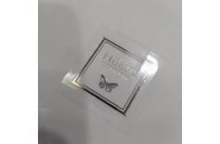 China Custom Mini Transparent PET Bottle Sticker Foil Stamping For Essential Oil Ampoule supplier