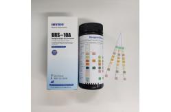 China High Accuracy Glucose Bilirubin Urinalysis Test Strips 3.00mm 10 Parameters supplier
