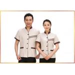 Delicate Handwork Hotel Staff Uniforms Various Colors Slim Fit V - Neck Style for sale