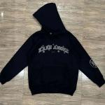 S-5XL Rhinestone Pullover Hoodie French Terry Streetwear Mens Hoodies 360 Grams for sale