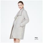 Polyester Filling Greyish Green Ladies Winter Outerwear Casual Spring Jackets For Wear