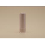 Pale Pink Rose Color Cosmetic Lipstick Containers Metallic Simple Sense 3.5g Cylinder Shape for sale