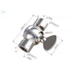 1 / 8 - 27 Thread Copper Lamp Swivel Joint Chrome Plated Brass Wing Nut Swivels for sale