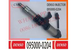 China DENSO Common rail injector 095000-0204 for MITSUBISHI 6M60T ME132934 ME302566 supplier