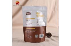 China Heat Seal Packing Peanuts Bag Stand Up Zipper Pouches With CMYK/PANTON Printing supplier