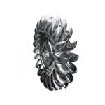 Vertical Installation Method Hydro Turbine Runner with Inlet Pressure of 10 MPa Hardened Metals Material Capabilities for sale