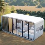 Fashion Style Fire Resistant Apple Cabin House Movable Prefab Mini House for sale