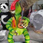 Cartoon Biomimetic Dinosaur Model Animatronic Dino Band For Theme Park for sale