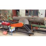 Diesel Engine powered portable circular sawmill, portable swing blade sawmill for sale