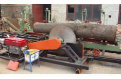 China Cheap Cutting Large Wood Circular Sawmill with Log Carriage For Selling supplier