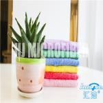 Super soft piped 80% polyester and 20% polyamide 40*60cm square coral fleece kitchen cleaning towel for sale