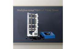 China Multifunctional Vertical Flammability Tester Machine ISO 6940 PLC Control supplier
