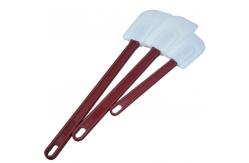 China Double Sided Silicone Cake Scraper Spatula Shovel BPA Free Customized supplier