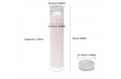 China Easy to use Toothpaste Airless Pump Bottles Custom Label available Dispensing System supplier