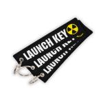 Bag Racing Match Embroidered Key Chain Cotton Polyester Material for sale