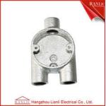 China One Way Conduit Junction Box Hot Dip Galvanized BS4568 GI CONDUIT CLASS 4 for sale