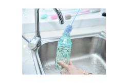 China Bpa Free Multipurpose Silicone Dish Brush With Handle supplier