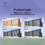 High-Performance Telescopic Sliding Barrier, Fully Customizable Sizes