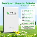 IP32 BMS Renewable Residential Energy Storage System Cabinet Batteries 51.2V 300AH for sale