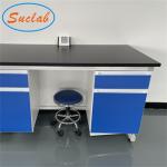 Best Quality OEM Lab Bench Blue/ Grey white Chemical Resistant Lab Furniture Design for sale