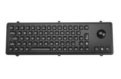 China IP65 Metallic industrial metal usb keyboard with mechanical trackball and polymer keys supplier