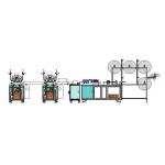 Automated Face Mask Manufacturing Machine , Mask Production Machine for sale