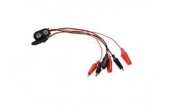 China 9V Snap Battery Button Alligator Clips Electronic Components Batteries Connector supplier