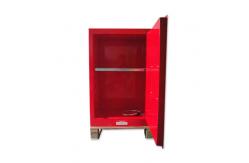 China Single Door Flammable Safety Cabinet Rustproof For Chemical Lab supplier