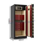 Dual Alarm Luxury Smart High End Jewelry Safe Solid Steel 170kg Watch Safe With Winder for sale