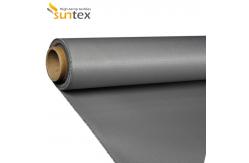 China Fire Retardant Silicone Coated Fiberglass Fabric  1.5 Meter Width High Durability supplier