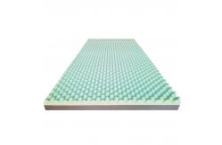 China 4 Inch Egg Crate Infused And Charcoal Memory Foam Topper Double Layer supplier