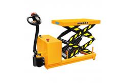 China Battery Powered 2000kg Mobile Lifting Trolley Electric Scissor Trolley Lift Table supplier