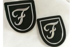China Promotional Silver Tpu Logo Raised Custom Pvc Patches No Minimum supplier