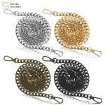 Metal Crossbody Chain Strap With Hook , Detachable Bag Replacement Strap