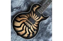 China Custom Wylde Odin Audio Grail Charcoal Burst Buzzsaw Electric Guitar Accept OEM supplier