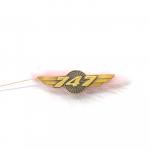 747 Winged Brooch Accessories Customizable Commercial Pilot Wings Pin for sale