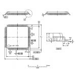 32-bit ARM Cortex-M3 microcontroller; LPC1752FBD80   QFP Integrated Circuit Chip for sale