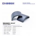 Circular Curved Ferrite Motor Magnets Used For Automobile Blower Motor W4037 for sale