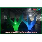 Waterproof 190T Nylon Inflatable Lighting Decoration On Ground 2m Ceremony