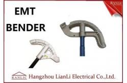 China 3/4 1 Aluminum EMT Conduit Bender Conduit Tools with Blue / Yellow / White Handle supplier