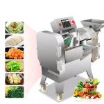 China Vertical Mutifunction Vegetable Cutting Machine White Stainless Steel Material for sale