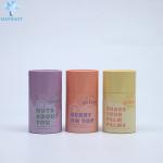 Recyclable Tea Coffee Kraft Tubes Packaging Brown CMYK Printing for sale